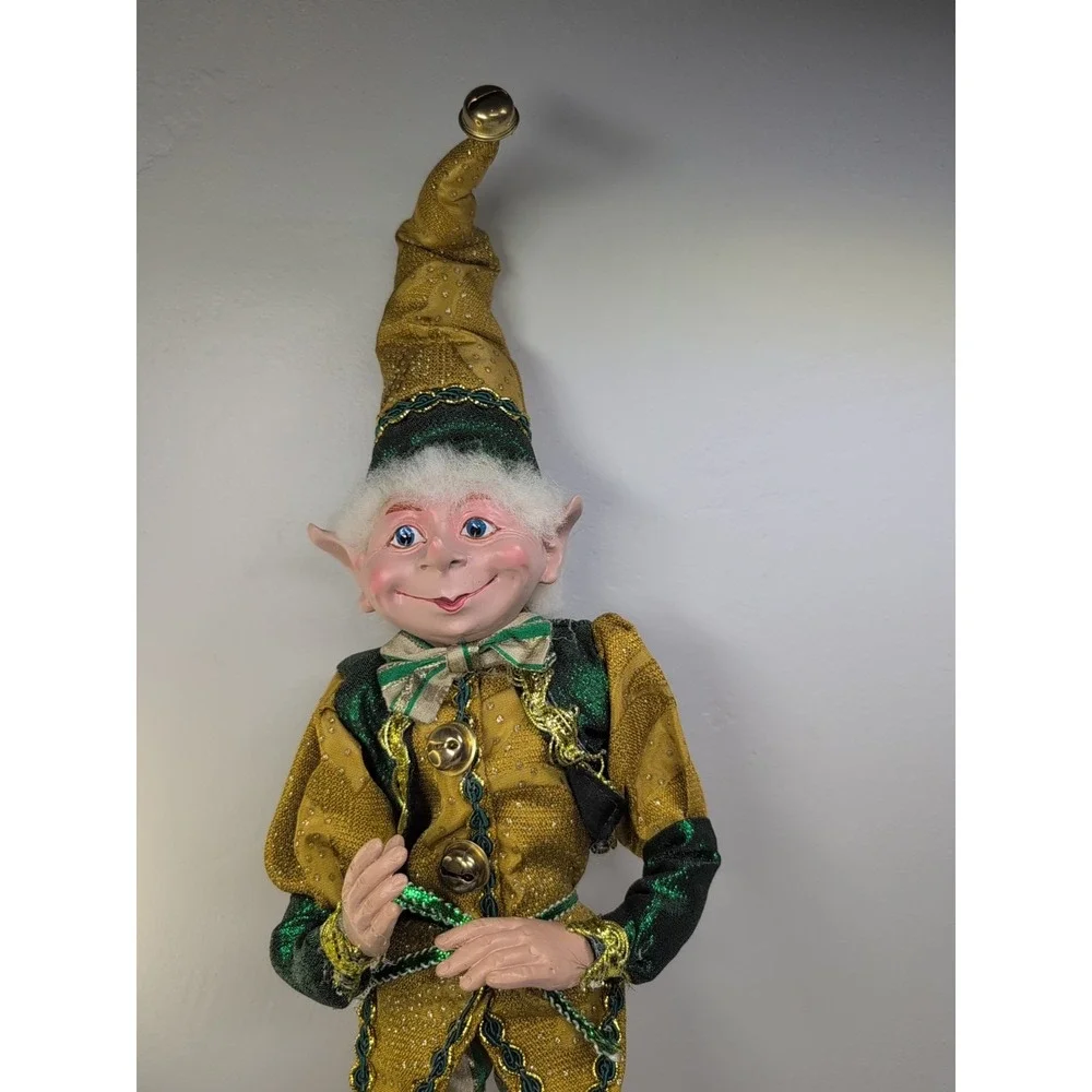 Elf PIXIE DOLL FARIES Christmas Poseable Elf Wire‎ Frame 22